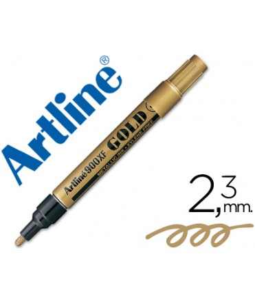 Rotulador artline marcador permanente tinta metalica ek-900 oro punta redonda 2.3 mm