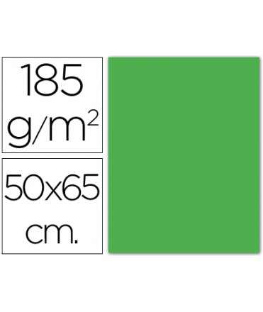 Cartulina guarro verde manzana 50x65 cm 185 gr