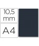 Rigid channel binding cover 35570 black spine b capacity 71/105 sheets