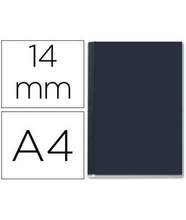 Tapa de encuadernacion channel rigida 35575 negra lomo c capacidad 106/140 hojas