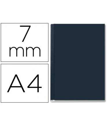 Rigid channel binding cover 35565 black spine with 36/70 sheet capacity