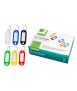 Llavero portaetiquetas q-connect expositor de 240 unidades colores surtidos