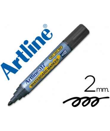 Rotulador artline pizarra ek-517 negro punta redonda 2 mm tinta de bajo olor