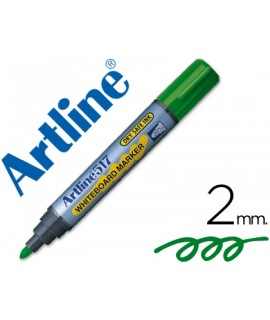 Rotulador artline pizarra ek-517 verde punta redonda 2 mm tinta de bajo olor