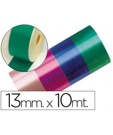 Cinta fantasia 10 mt x 13 mm verde