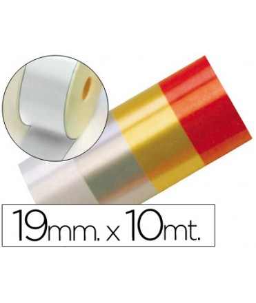 Cinta fantasia 10 m x 19 mm blanco