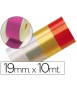 Cinta fantasia 10 mt x 19 mm fucsia