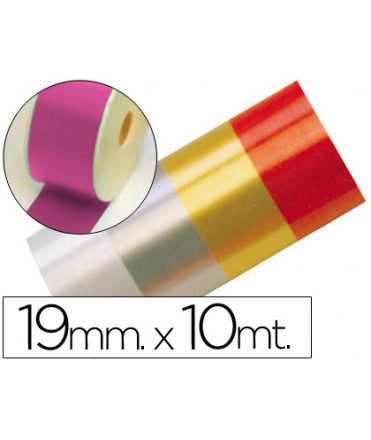 Cinta fantasia 10 mt x 19 mm fucsia