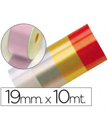 Cinta fantasia 10 m x 19 mm rosa