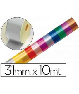 Cinta fantasia 10 m x 31 mm plata