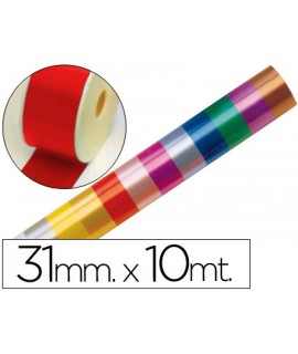 Cinta fantasia 10 mt x 31 mm rojo