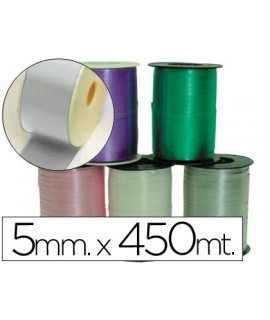 Cinta fantasia 500 mt x 5 mm plata