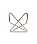 Bow tie clips q-connect 65mm nickel plated box of 12 units