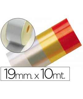 Fantasy ribbon 10 mt x 19 mm silver