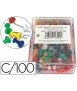 Señalizador de planos q-connect caja de 100 unidades colores surtidos