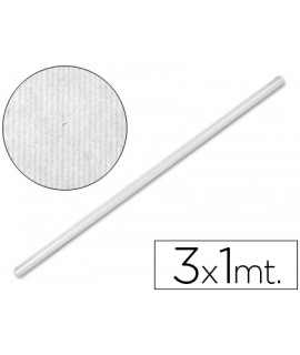 Papel kraft liderpapel blanco rollo 3x1 mt
