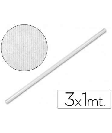 Papel kraft liderpapel blanco rollo 3x1 m