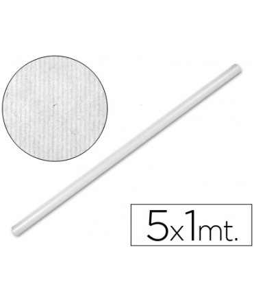 Papel kraft liderpapel blanco rollo 5x1 m