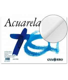 Bloc dibujo acuarela din a4 encolado 23x32.5 cm 20 h de 240 gr/m2