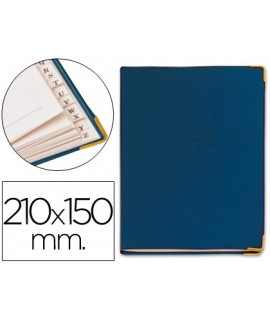 Phone book q-connect flexible lid with gold corner 210x150 mm
