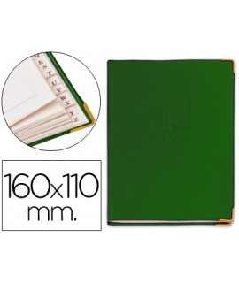 Listin telefonico 5030 tapa flexible 16x11 cm con cantonera dorada