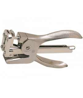 Grapadora el casco de tenaza m-83 capacidad 30 hojas niquelada