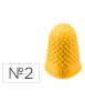 Dedil q-connect goma nº2 22-24 mm diametro caja de 12 unidades color amarillo