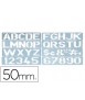 Plantilla liderpapel rotulacion 1700 letras y numeros 50 mm