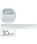 Aluminium metal q-connect ruler 30 cm