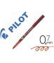 Rotulador pilot punta aguja v-7 rojo 0.7 mm