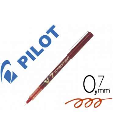Rotulador pilot punta aguja v-7 rojo 0.7 mm