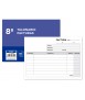 Checkbook liderpapel invoices 8º original and copy t247 landscape without VAT