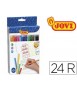 Rotulador jovi slim caja de 24 unidades colores surtidos