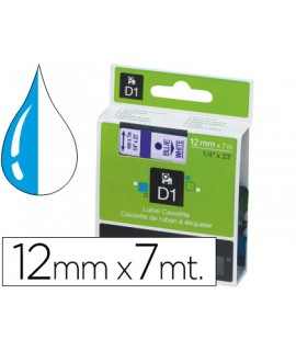 Cinta dymo 1000 azul-transp. 12mm x 7mt