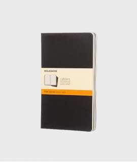 Moleskine Cahier Negre L, fulls de línies. 3 unitats