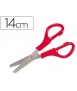Scissors liderpapel ps-52-D with sheath 14 cm assorted colors