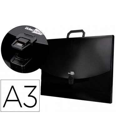 Carpeta liderpapel portadocumentos polipropileno din a3 con asa y broche