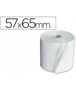 Electro q-connect Adding Roll 57 mm wide x 65 mm copying diameter with 2 sheets without bisphenol a