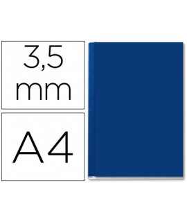 Rigid Channel Binding Cover 35562 Blue Spine aa 10/35 Sheet Capacity