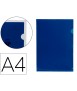 Carpeta liderpapel dossier uñero 44002 polipropileno din a4 azul 20 hojas