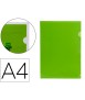 Folder liderpapel file nail 44003 polypropylene din a4 green 20 sheets