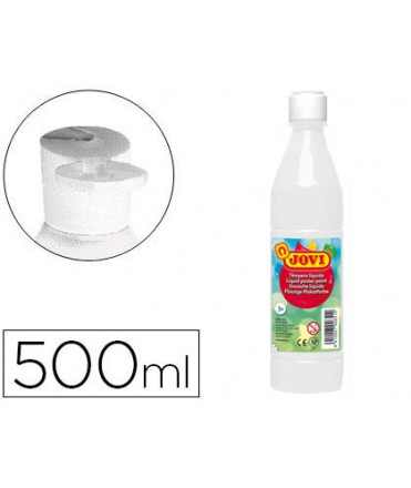 Tempera liquida jovi escolar 500 ml blanco
