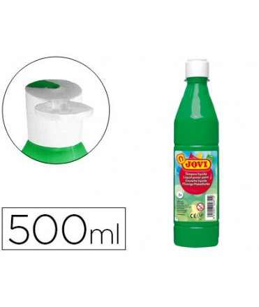 Tempera liquida jovi escolar 500 ml verde medio