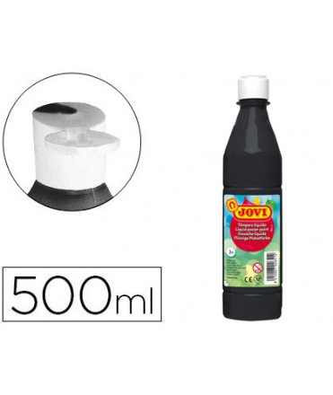 Tempera liquida jovi escolar 500 ml negro