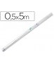 Adhesive plastic roll liderpapel 0.50x5 mt 50 mc removable bookend