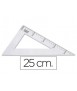 Cartabon liderpapel 25 cm plastic crystal