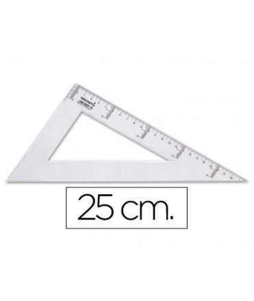 Cartabon liderpapel 25 cm plastic crystal