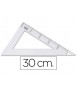 Cartabon liderpapel 30 cm plastic crystal