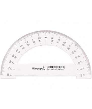 Semicirculo liderpapel 14 cm plastico