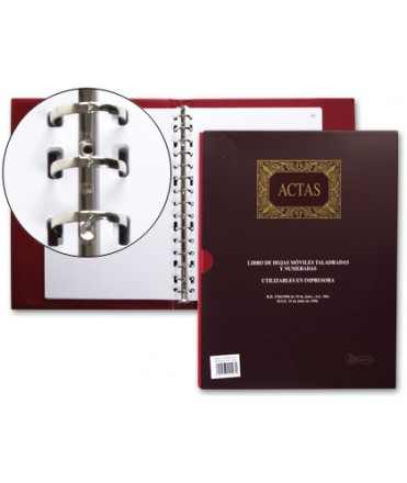 Miquelrius Din A4 Book Minutes with 100 Movable Sheets